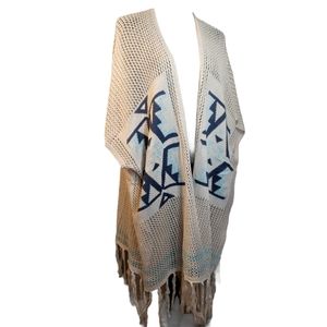 Raga Shrug size S blue, light blue and off-white